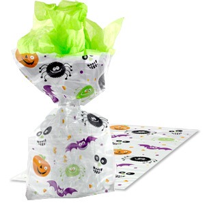 Spooky Smiles Cello Party Bags 20pk - Perfect Halloween Favors for Adults and Kids