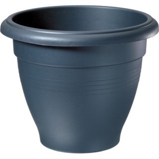 Stewart 40cm Black Palladian Planter - Outdoor Garden Decor