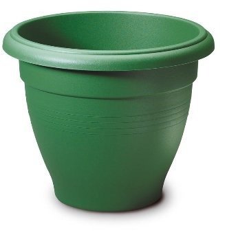 Stewart 40cm Palladian Planter - Green Ceramic Garden Decor for Outdoor Spaces