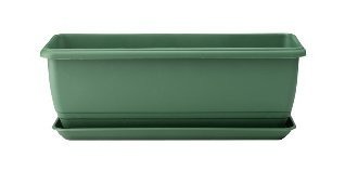70cm Green Balconniere Trough - Wall Hanging Home Garden Planter Container