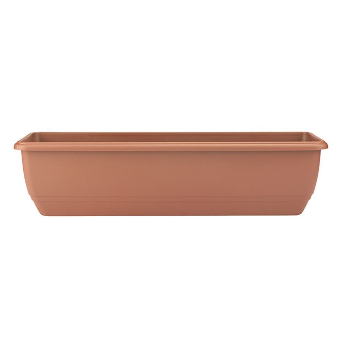 Stewart 70cm Balconniere Trough - Terracotta Outdoor Plant Holder