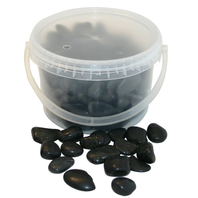 Black River Stones - Natural Outdoor Decoration & Garden Rocks