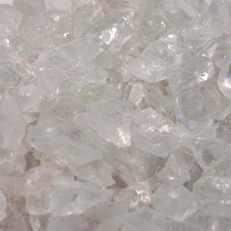 Clear Glass Beads - Decorative Stones for Home Decor and Crafting Supplies