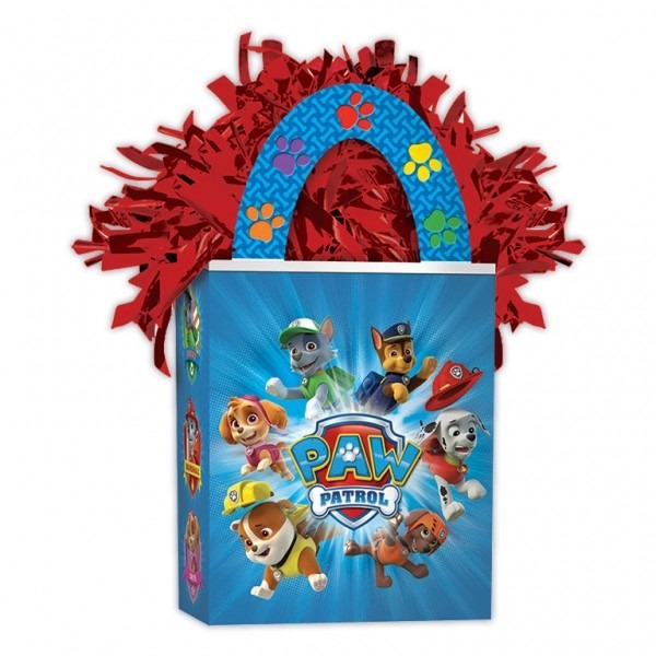 Paw Patrol Tote Balloon Weight - Kids Backpack with Carrying Handle and Party Favor Bag