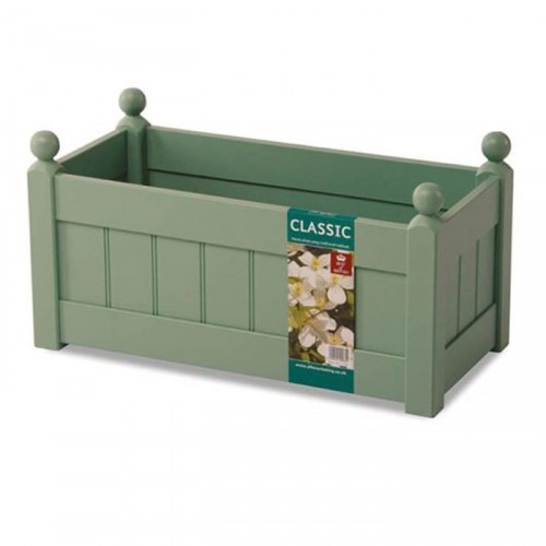 AFK Classic Painted Trough - Heritage Sage 66cm Garden Storage & Home Decor
