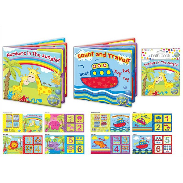 Baby Bath Book - Learning Fun Assorted Edition