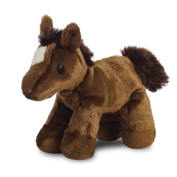 Mini Flopsie 8in Chestnut Horse Hoof Protection Shoes