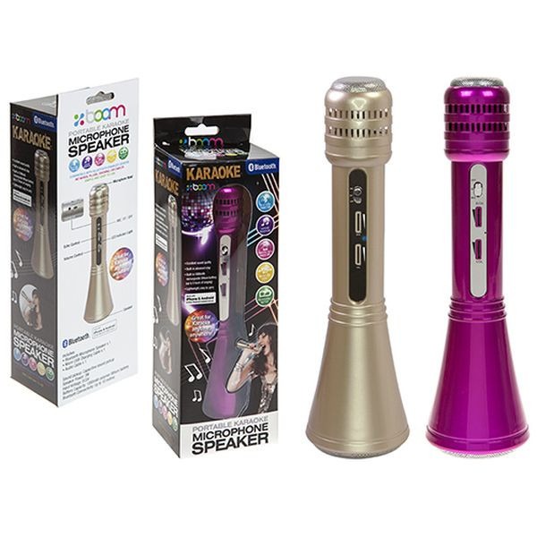 Portable Wireless Karaoke Speaker with Amplified Microphone - Home Audio System for Party Entertainment