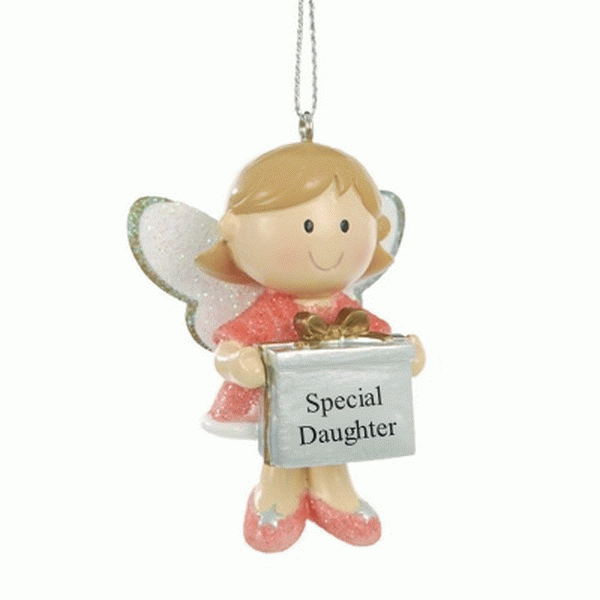 Fairy Personalised Christmas Tree Decoration - Special Daughter by Suki Gifts