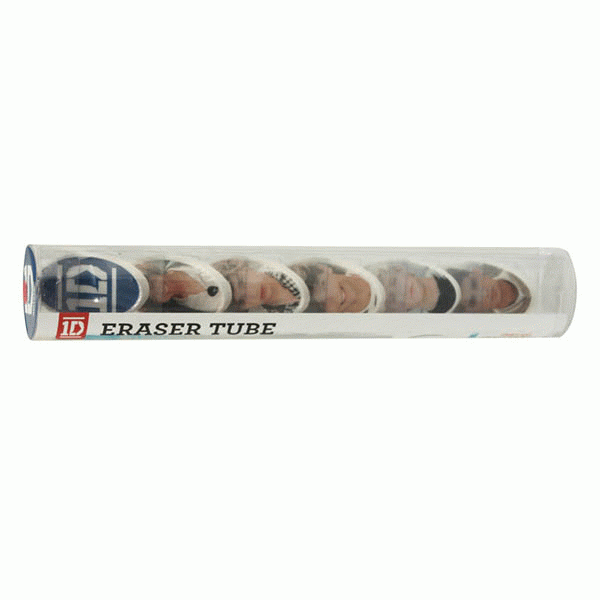 One Direction 6 Piece Eraser Set - Art and School Supplies