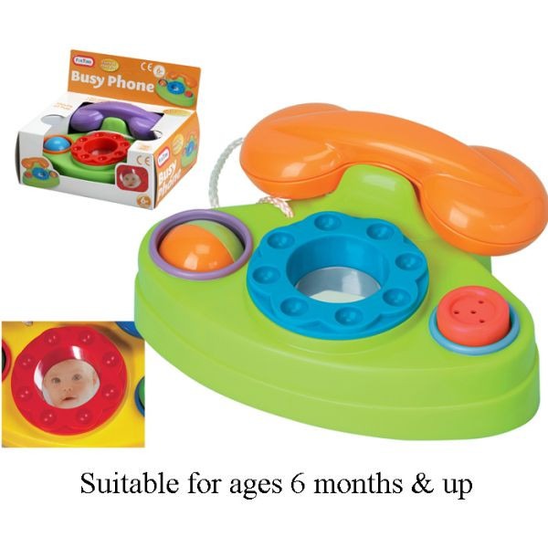 Baby Activity Telephone Toy - Teething and Developmental Plaything for Infant Communication