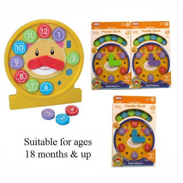 Assorted Designs Puzzle Clock - Unique Home Decor Wall Clocks for Sale