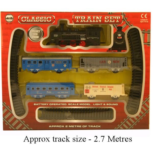 Wooden Model Train and Carriage Set for Children