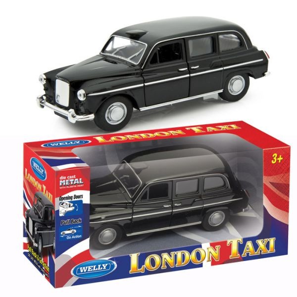 Vintage London Taxi Pull Back Toy - Classic Children s Vehicle