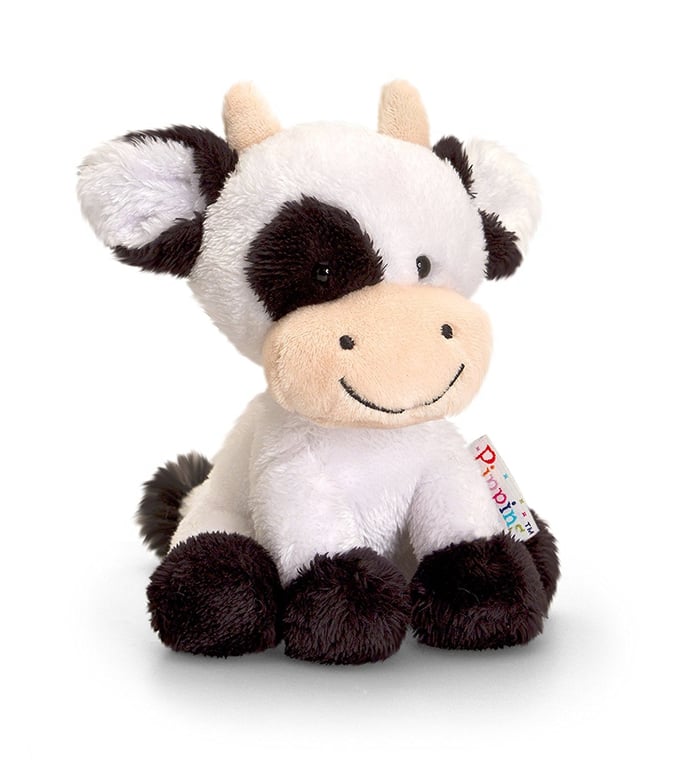 14cm Pippins Cow Garden Ornament - Rustic Home Decor & Farm Theme Decoration
