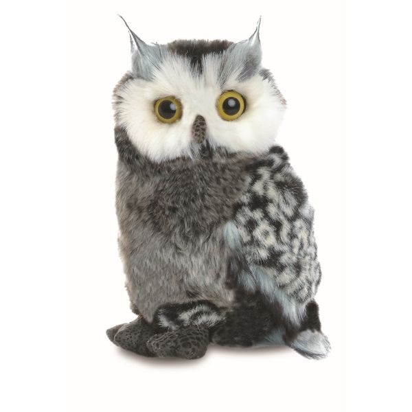 Flopsie 9-Inch Great Horned Owl Cushion Pillow Home Decor Accessory