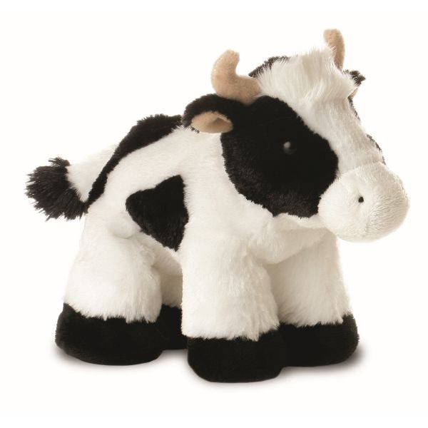 8inch Mini Moo Cow Flopsie Plush Toy - Adorable Cow Themed Home Decor Decoration