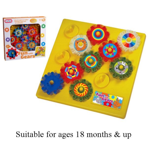 Fun With Gears Mechanical Puzzle and Educational Toy