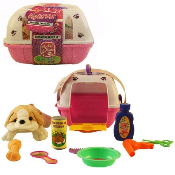 Atoz Toys Pet Grooming Carrier Set - Portable Dog Travel Carrier and Transport Bag