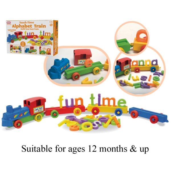 AtoZ Toys ABC Train Set Med - Educational Toy Train Set for Children