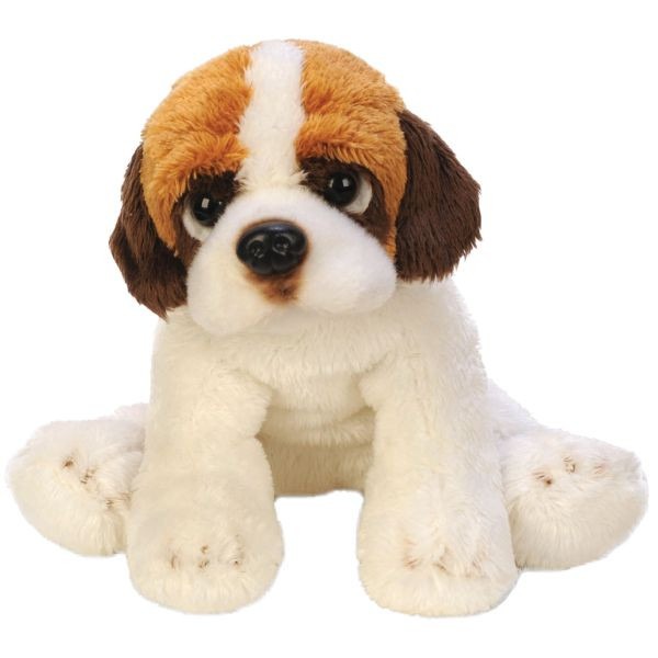 Large Sitting St Bernard Dog Figurine - Home Decor Statue Decoration