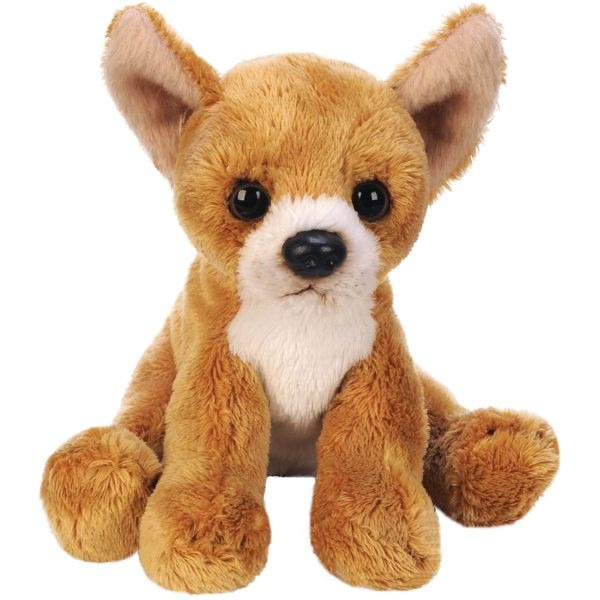 Soft Sitting Chihuahua Plush Dog Toy - Collectible Stuffed Animal