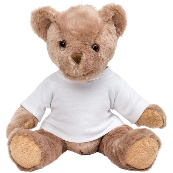 Promo White Bear T-shirt Large - Fashionable Large White Tee with Cute Bear Print