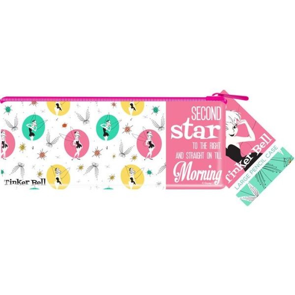 Tinkerbell Large Pencil Case - Kids Stationery School Supply Holder