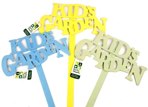 22 Inch Wooden Kids Garden Stake - Perfect Outdoor Gardening Tool for Children