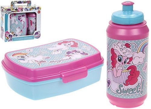 My Little Pony 2-Piece Character Lunch Box Set for Kids - Fun Storage and Mealtime Solution