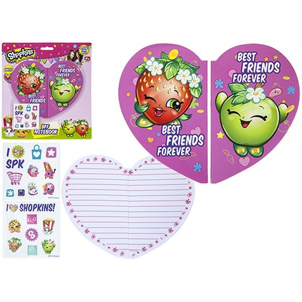 Shopkins BFF Notebook Set - Collectible Stationery for Girls