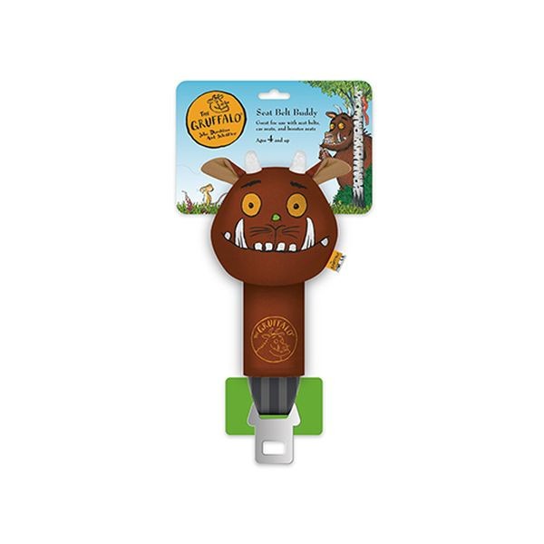 Gruffalo Seat Belt Buddy Head Shape - Car Safety Harness Friend for Kids