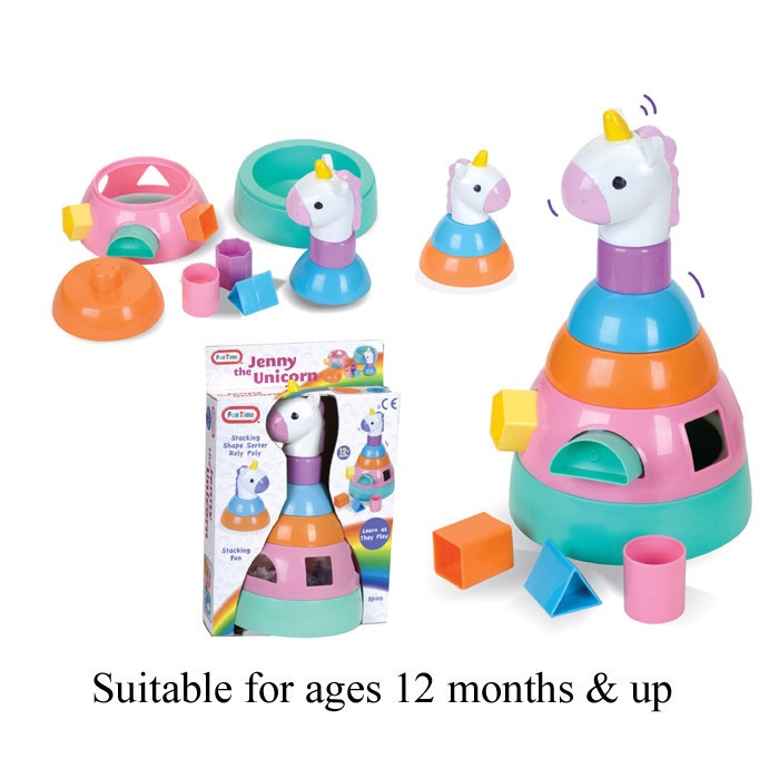 Unicorn Shape Sorter - Educational Sorting Toy for Children