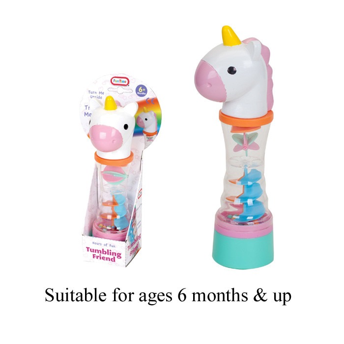 Tumbling Friend Unicorn - Whimsical Kids Room Decoration and Playful Home Accessory