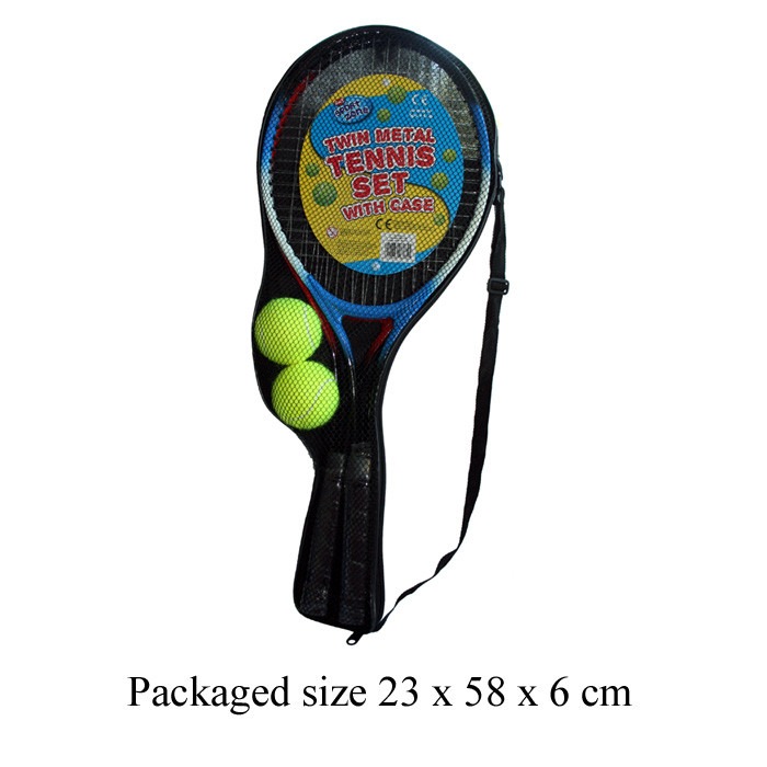 Twin Tennis Racket & Ball Set - Complete Beginner s Essential Gear
