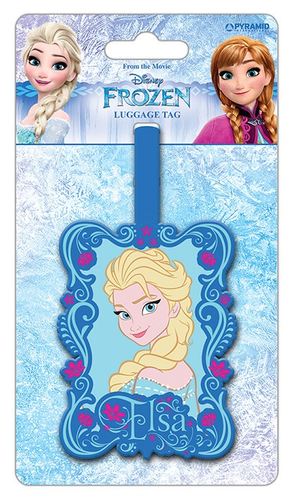 Frozen Elsa Disney Luggage Tag - Official Character Travel Accessory