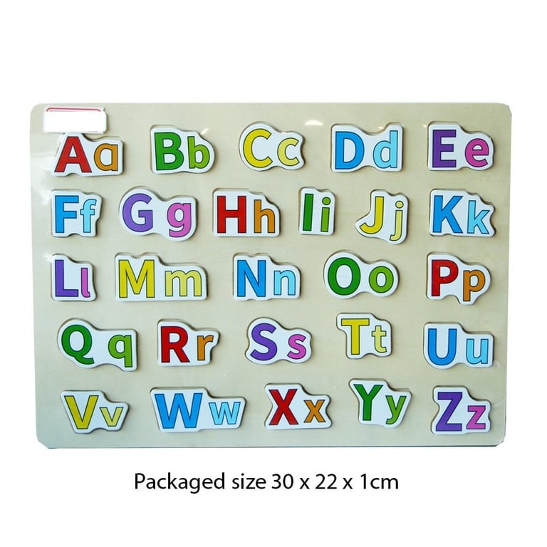 Wooden Letter Puzzle - Educational Alphabet Learning Toy for Kids Home Decor