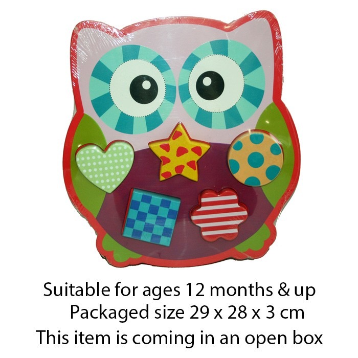 Wooden Owl Puzzle - Handcrafted Home Decor and Educational Toy for Kids