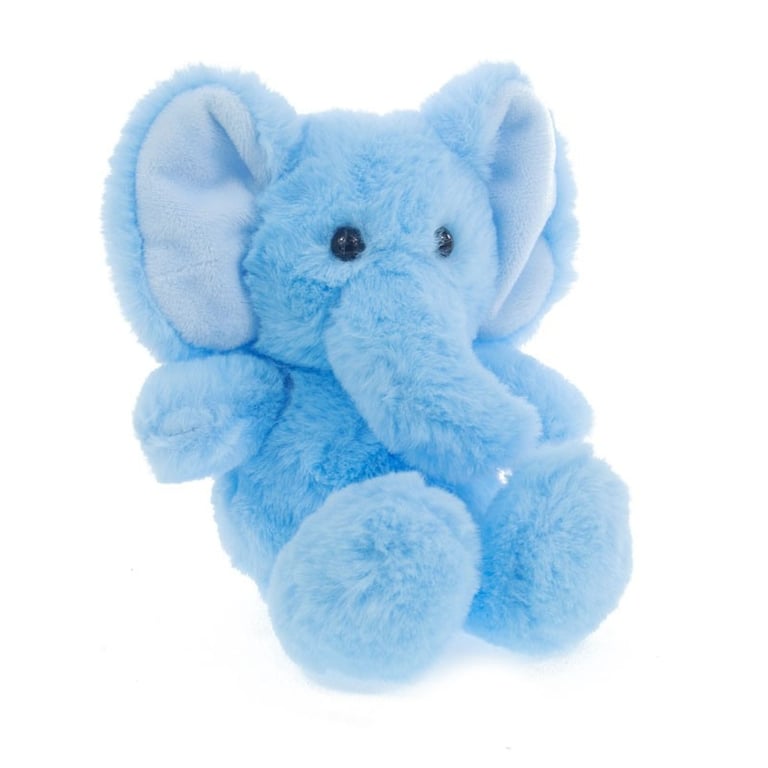 Blue Elephant Boho Style Outdoor Throw Pillow with Blue Patterned Cushion Design for Home Decor and Beach House Decoration