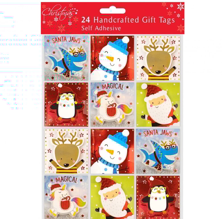 Personalized Festive Gift Tags - Customizable Holiday Labels for Parties and Events