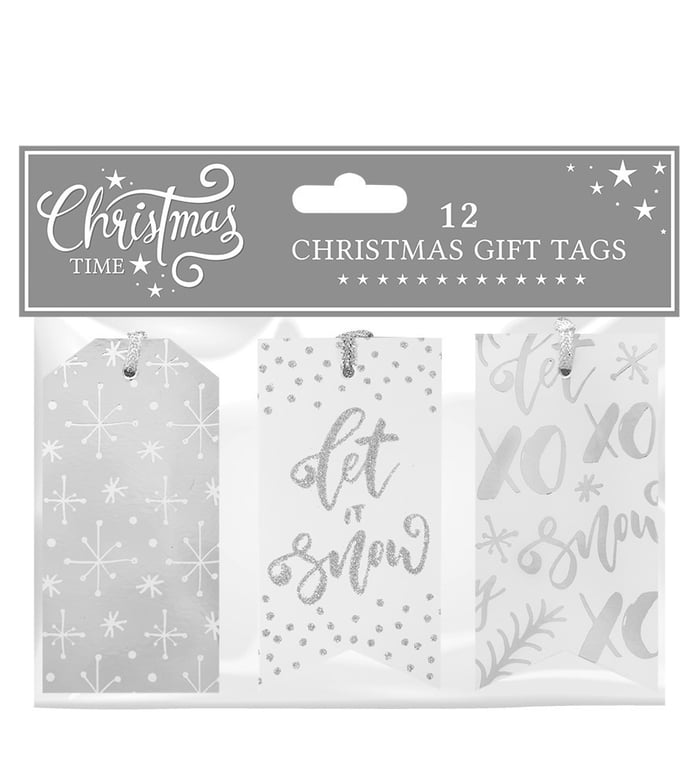 Silver Tag Pack - Elegant Home Decor Accessories for Wedding Invitations and Party Supplies
