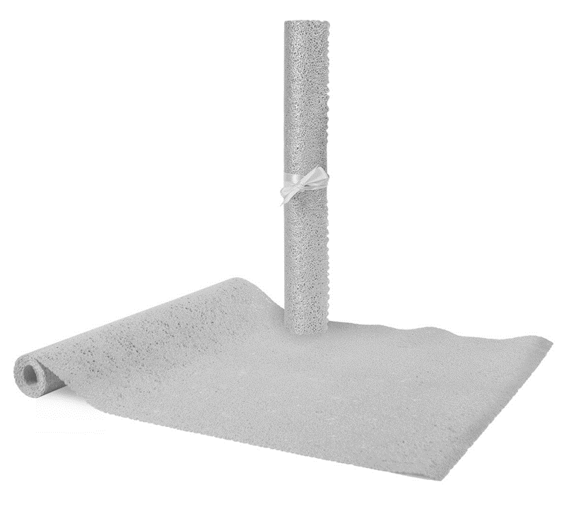 Silver Mesh Table Runner - Elegant Home Decor Accessory for Kitchen and Dining Room