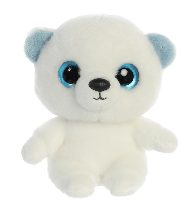 Martee 6 Inches Soft Polar Bear Home Decor Indoor Decoration Toy