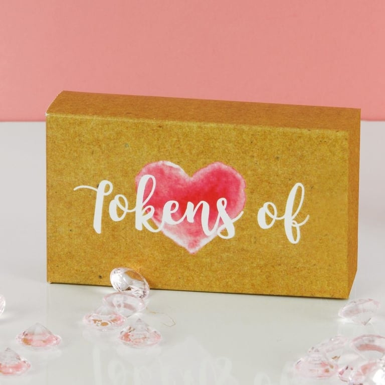 True Valentine Love Tokens - 20 Personalized Relationship Gifts for Home Decor