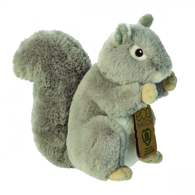 8 Inch Eco Nation Squirrel Planter - Eco Friendly Indoor Plant Holder with Cute Squirrel Design and Sustainable Gardening Tool for Home Decor