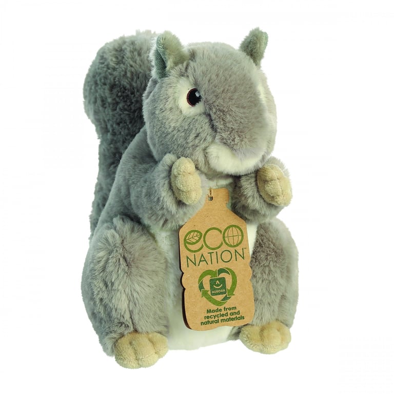 8 Inch Eco Nation Squirrel Planter - Eco Friendly Indoor Plant Holder with Cute Squirrel Design and Sustainable Gardening Tool for Home Decor