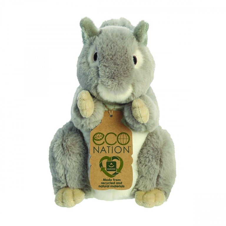 8 Inch Eco Nation Squirrel Planter - Eco Friendly Indoor Plant Holder with Cute Squirrel Design and Sustainable Gardening Tool for Home Decor