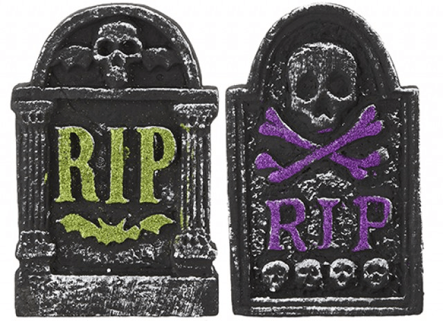 Halloween Tombstone - Assorted Graveyard Theme Decorations