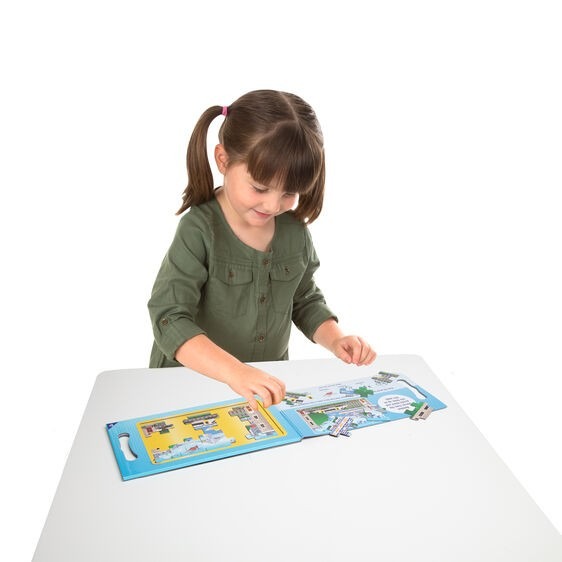 Take Along Vehicle Magnetic Puzzle - Educational Toy for Kids, Portable and Interactive Learning Experience