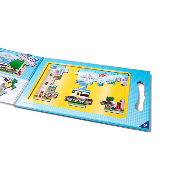 Take Along Vehicle Magnetic Puzzle - Educational Toy for Kids, Portable and Interactive Learning Experience